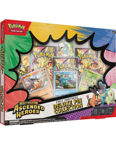 Pokemon TCG: Ascended Heroes First Partners Pin Collection