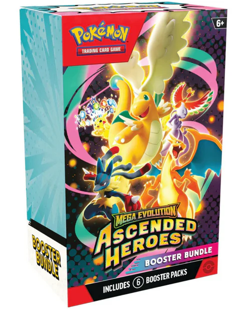 Pokemon TCG: Ascended Heroes Booster Bundle