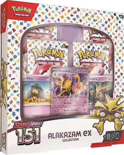 Pokemon TCG: 151 Alakazam ex Collection Box