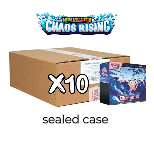Pokemon TCG: Chaos Rising ETB Sealed Case