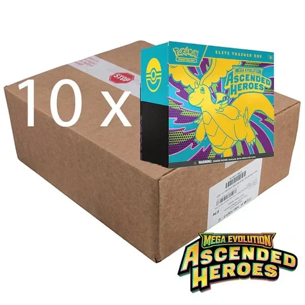 Pokemon TCG: Ascended Heroes ETB Sealed Case